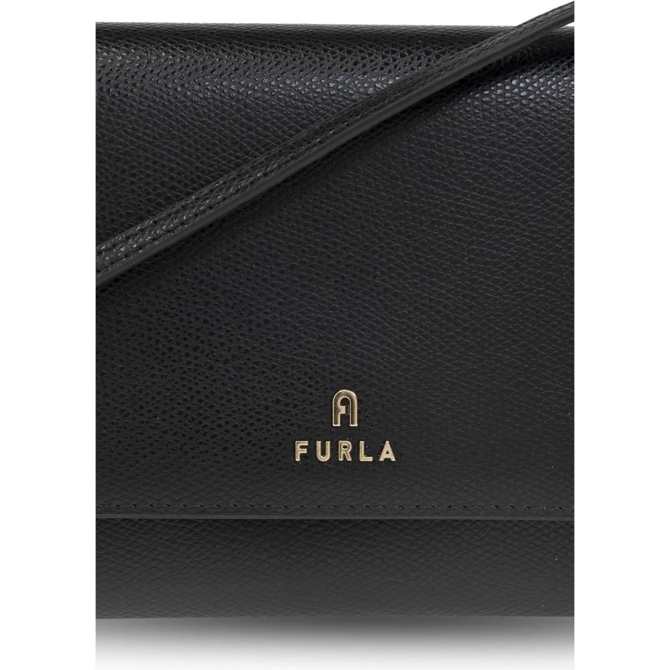 FURLA Piniginė moterims, Juoda, Furla camelia chain wallet 5