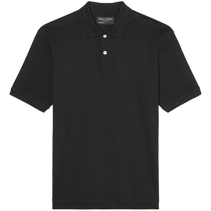 MARC O'POLO Polo marškiniai trumpos rank. vyrams, Juoda
