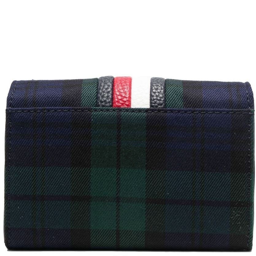 TOMMY HILFIGER Piniginė moterims, Juoda, EMBLEM MED WALLET BLACKWATCH 2