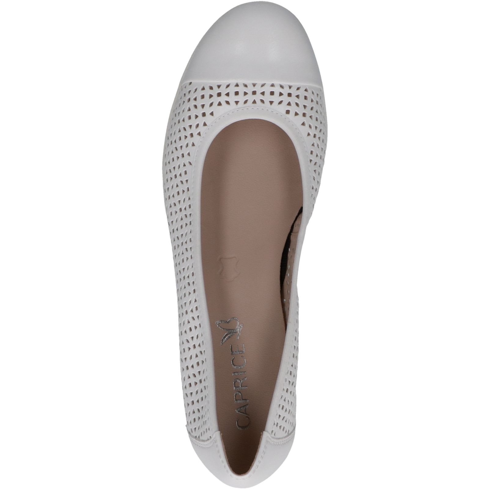 CAPRICE Balerinos moterims, Balta, Ballerinas 6