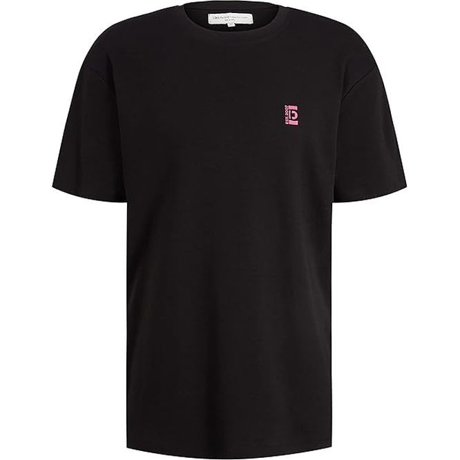 TOM TAILOR Marškinėliai trump. rankovėmis vyrams, Juoda, Marškinėliai 1