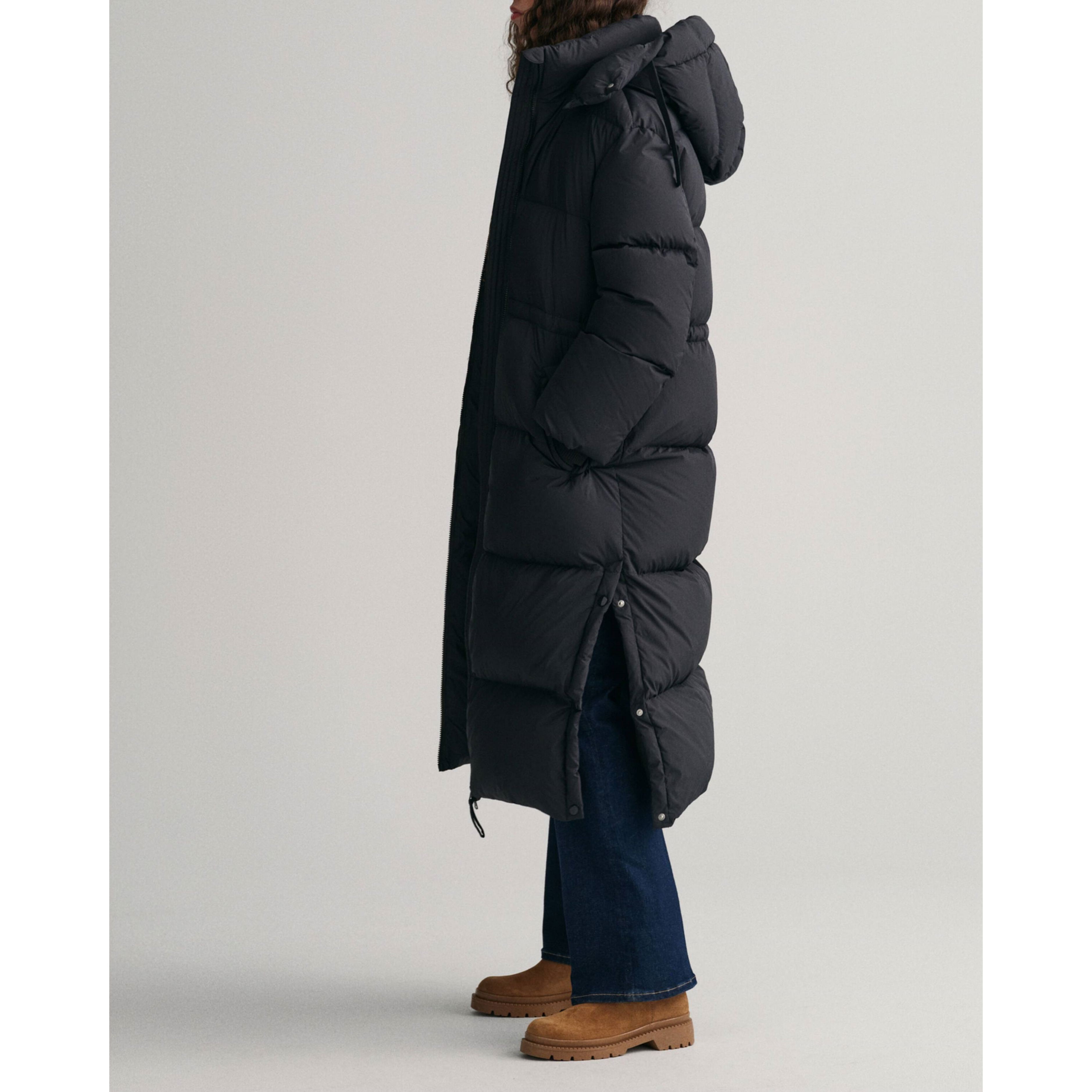 GANT Striukė moterims, Juoda, FULL LENGTH DOWN 4