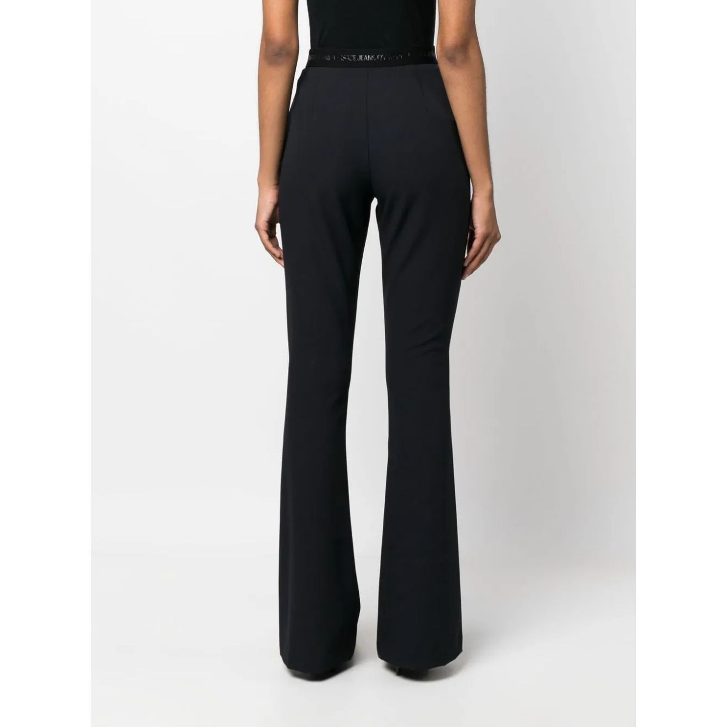 VERSACE JEANS CUTURE Laisvalaikio kelnės moterims, Juoda, Trousers cadi stretch 4