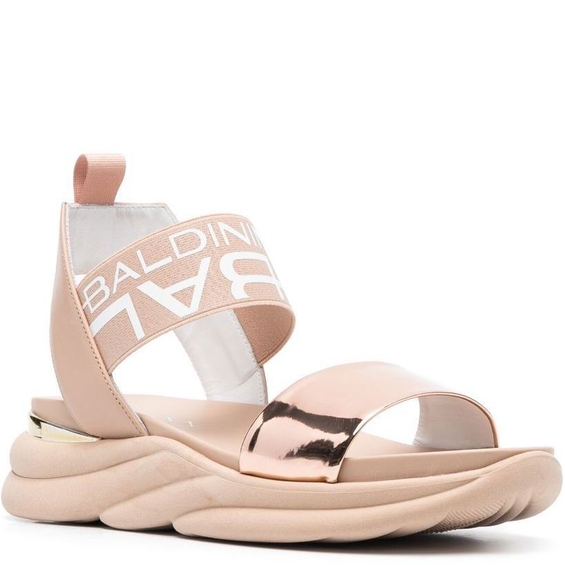 BALDININI Basutės moterims, Kūno, Flat woman sandals 2