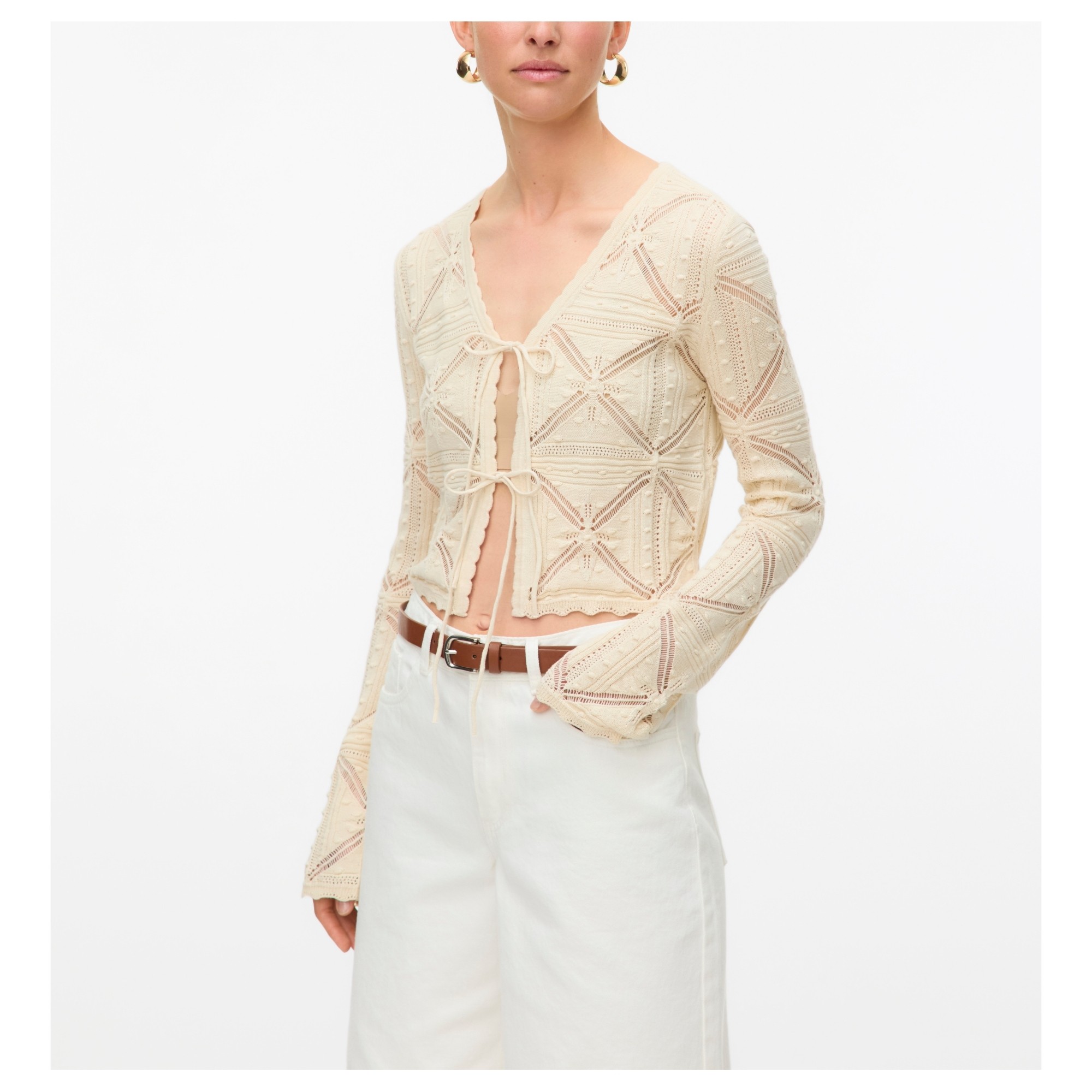 VERO MODA Kardiganas moterims, Balta, Lola 2