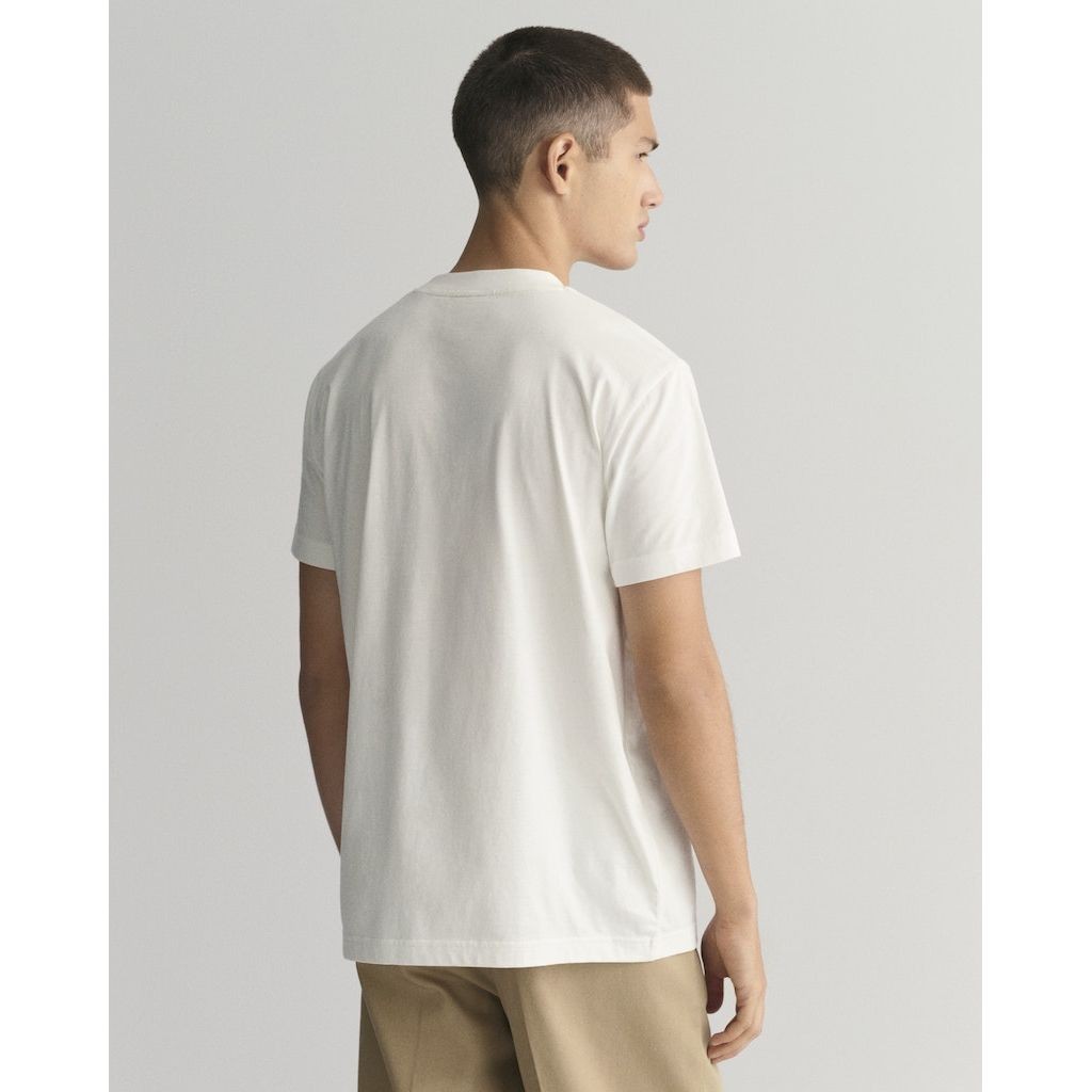 GANT Marškinėliai vyrams, Balta 3