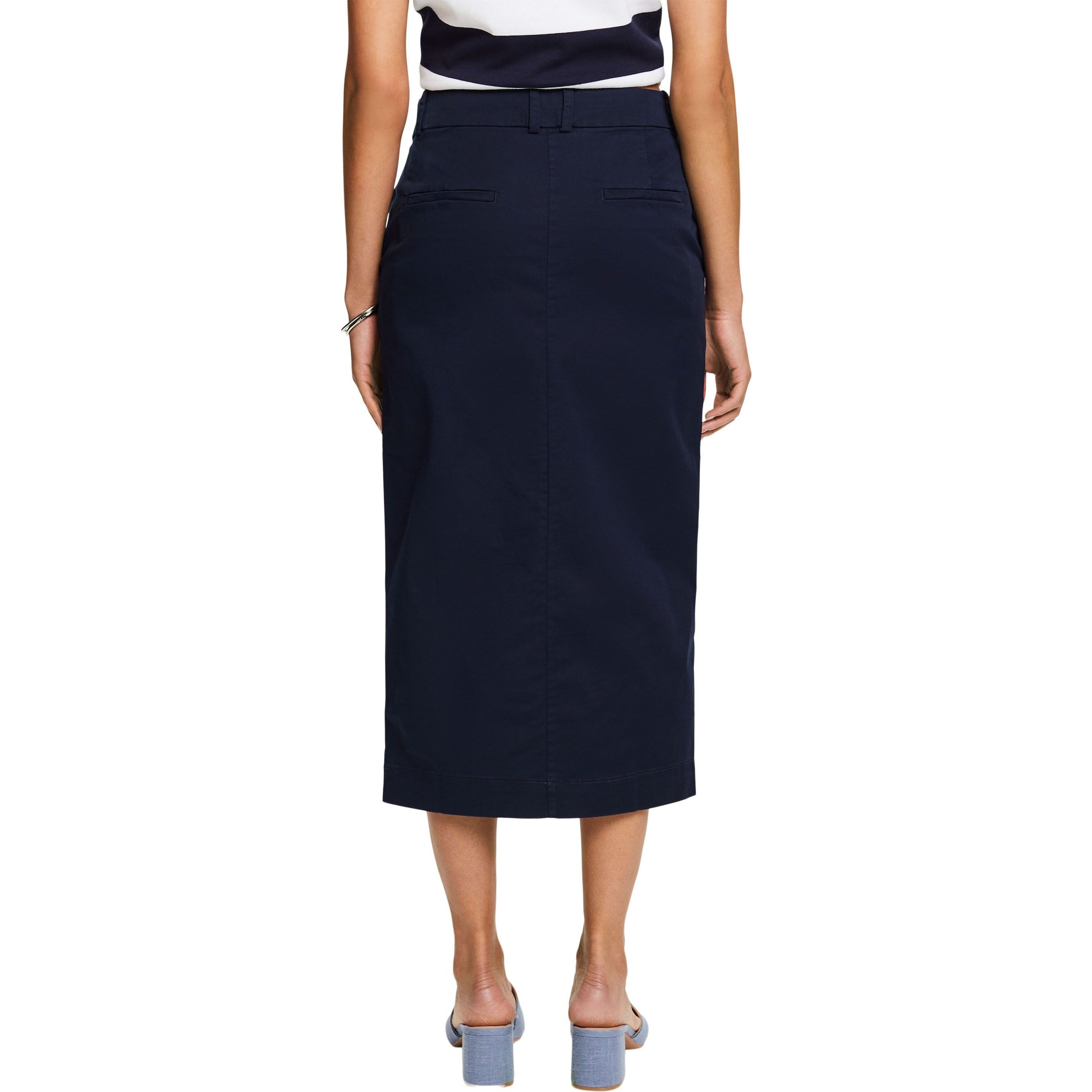 ESPRIT Midi sijonas moterims, Mėlyna, SKIRT 3