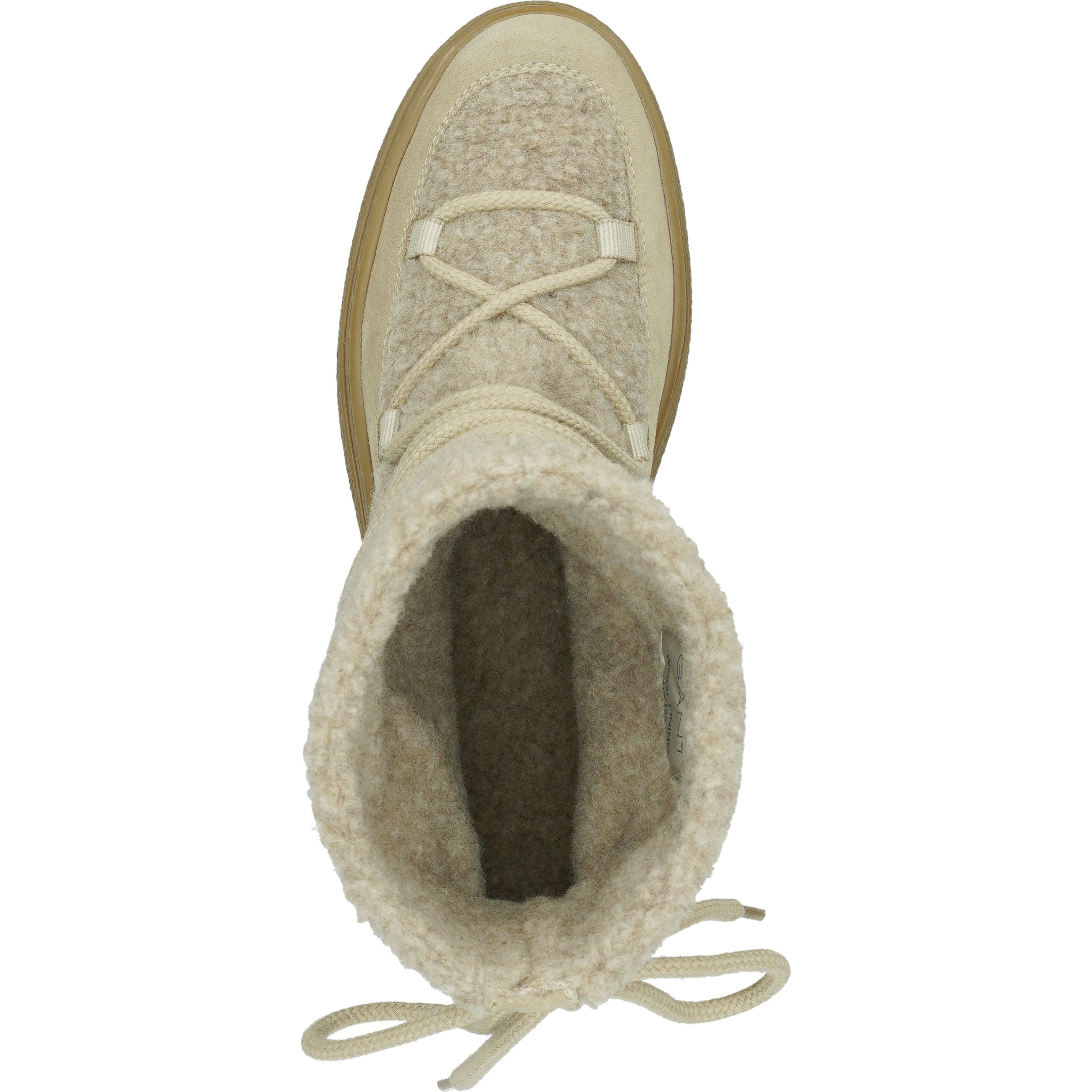 GANT Pašiltinti aulinukai moterims, Smėlio, Snowhill wm booties 5