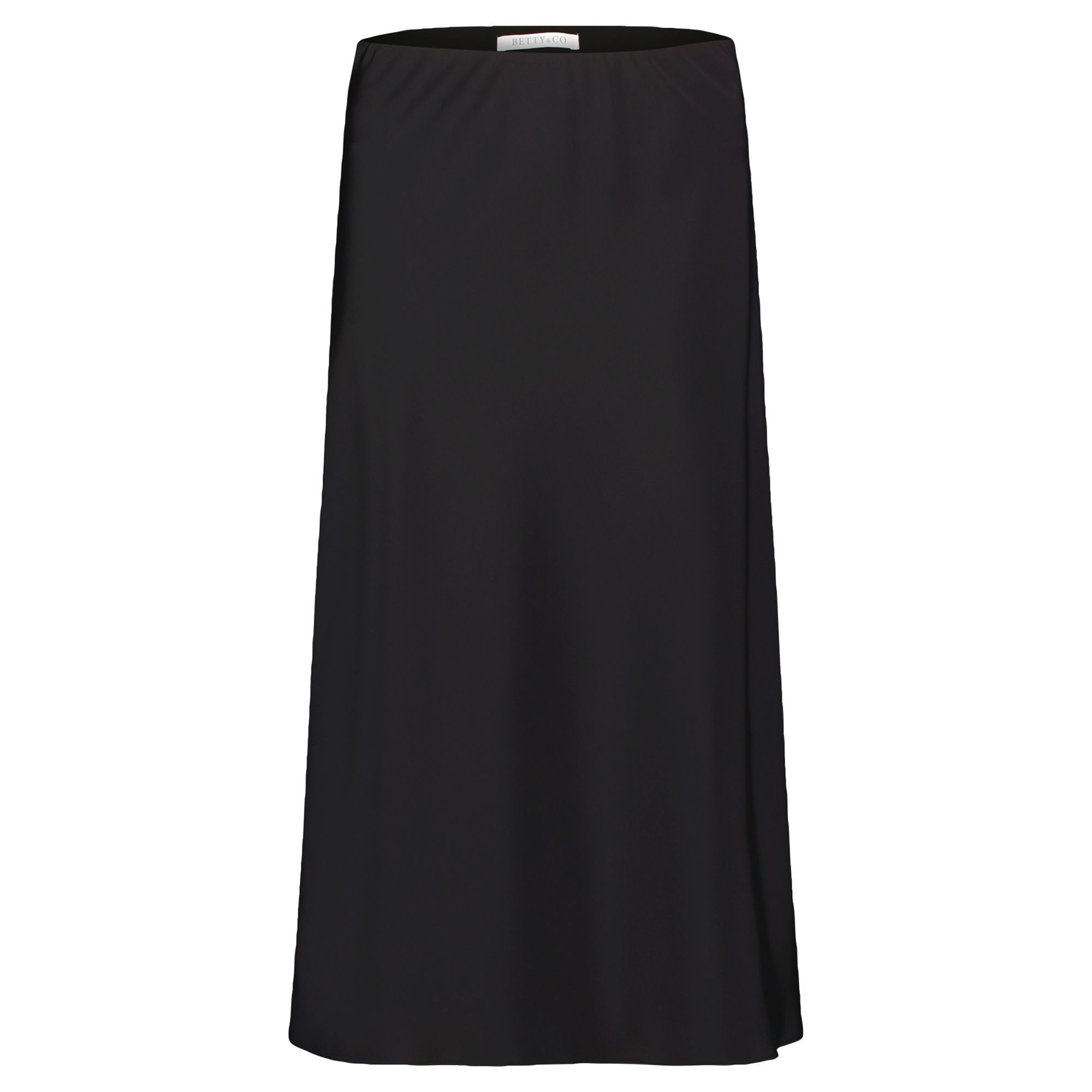 BETTY & CO Midi sijonas moterims, Juoda, Mot.sijonas 1