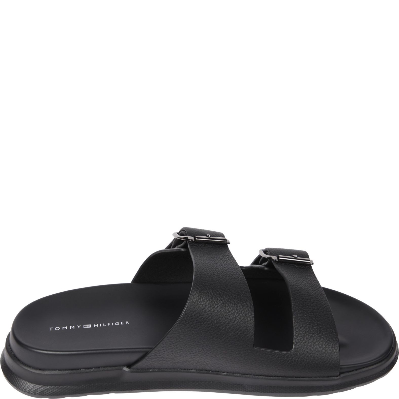 TOMMY HILFIGER Basutės vyrams, Juoda, Density flat sandals 2
