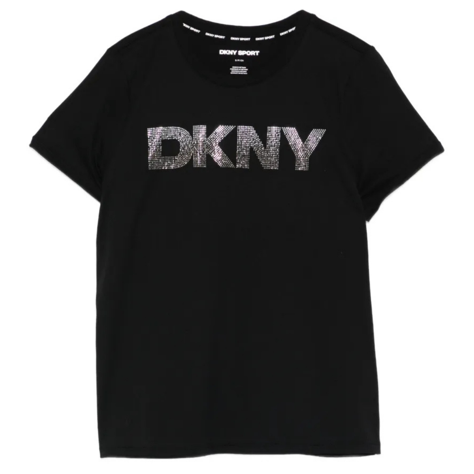 DKNY Marškinėliai trump. rankovėmis moterims, Marga, Dkny ombre rhineston 1