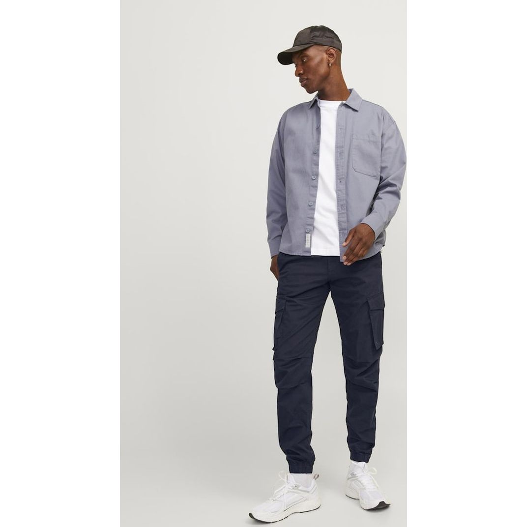 JACK & JONES Kelnės vyrams, Mėlyna, Jpstkane pants 4