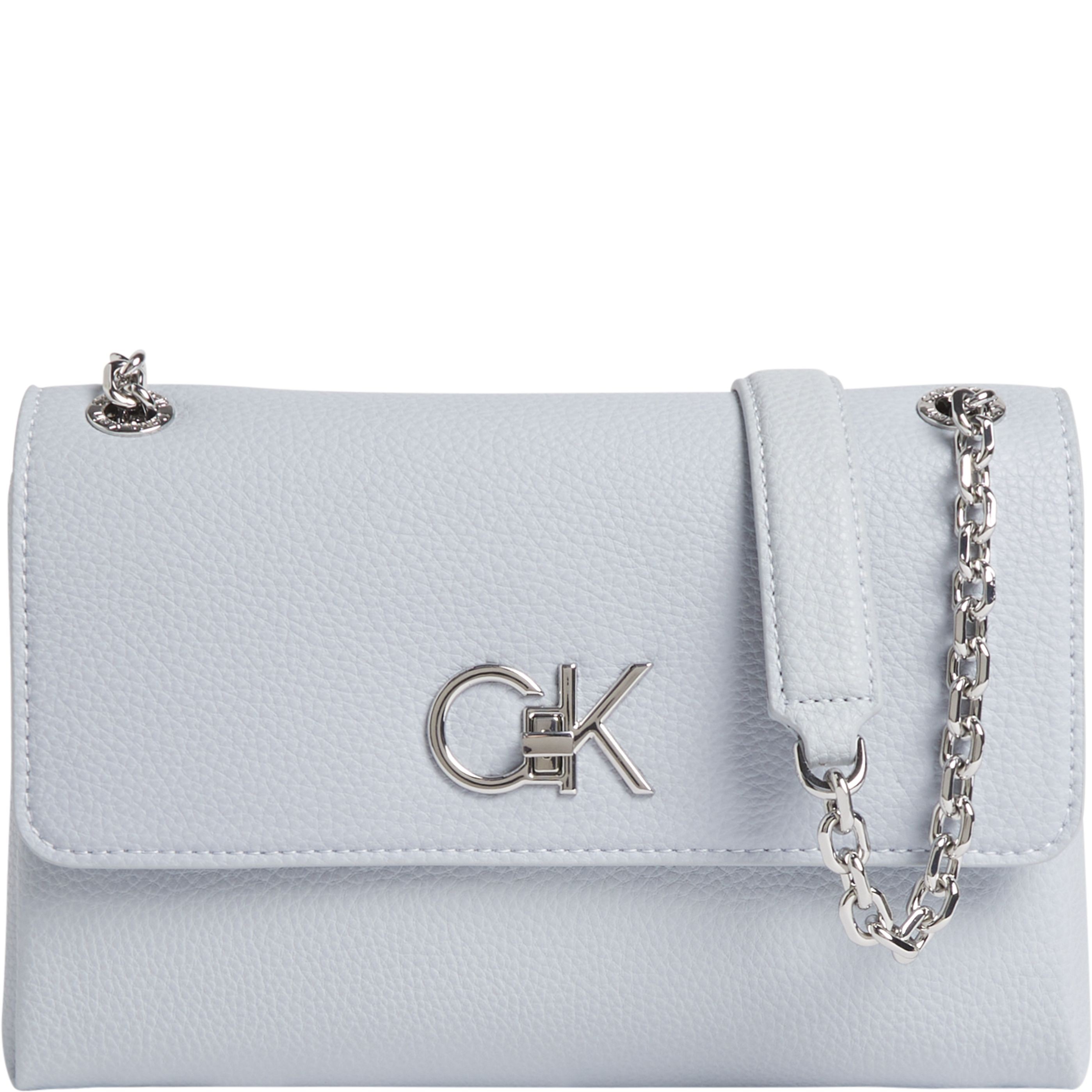CALVIN KLEIN Rankinė per petį moterims, Mėlyna, Re-lock crossbody 1