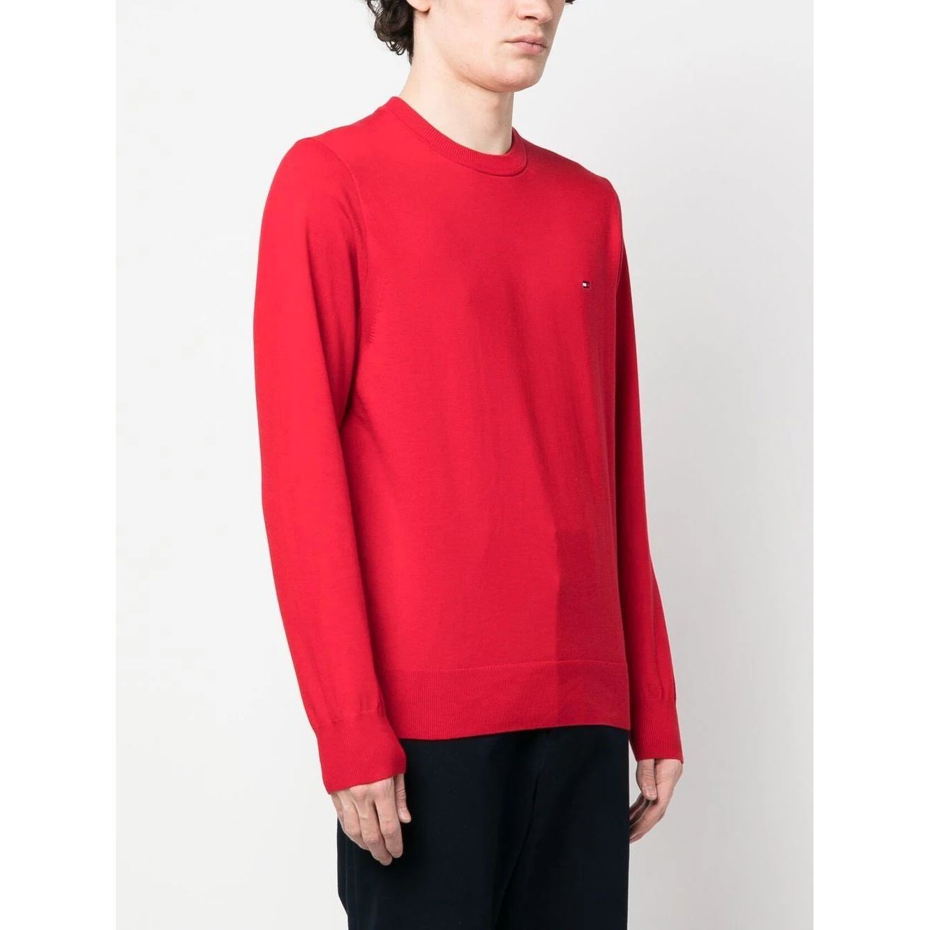 TOMMY HILFIGER Megztinis vyrams, Raudona, 1985 crew neck sweater 3