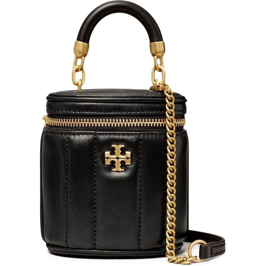TORY BURCH Piniginė moterims, Juoda, Kira mini vanity case 1