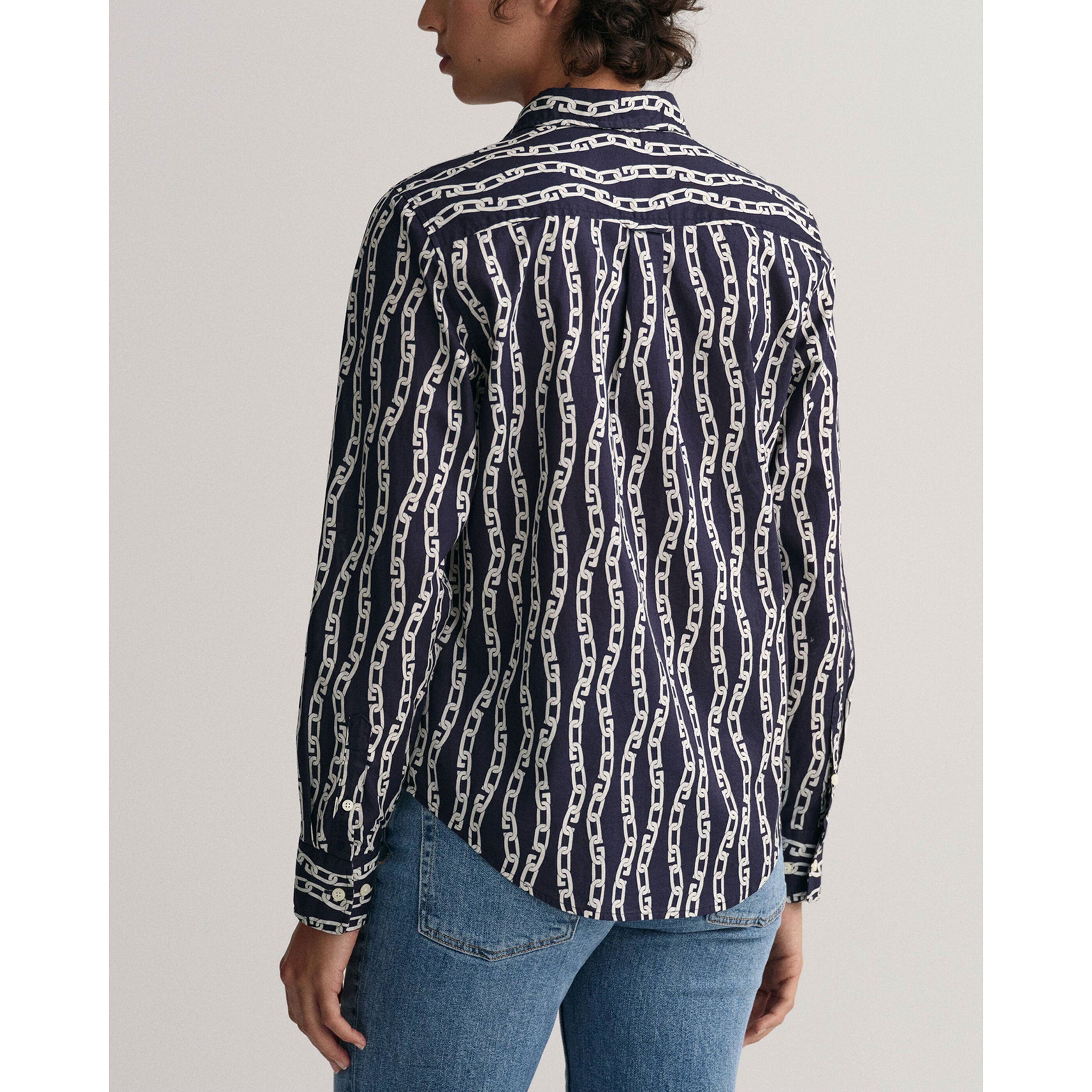 GANT Marškiniai moterims, Mėlyna 3