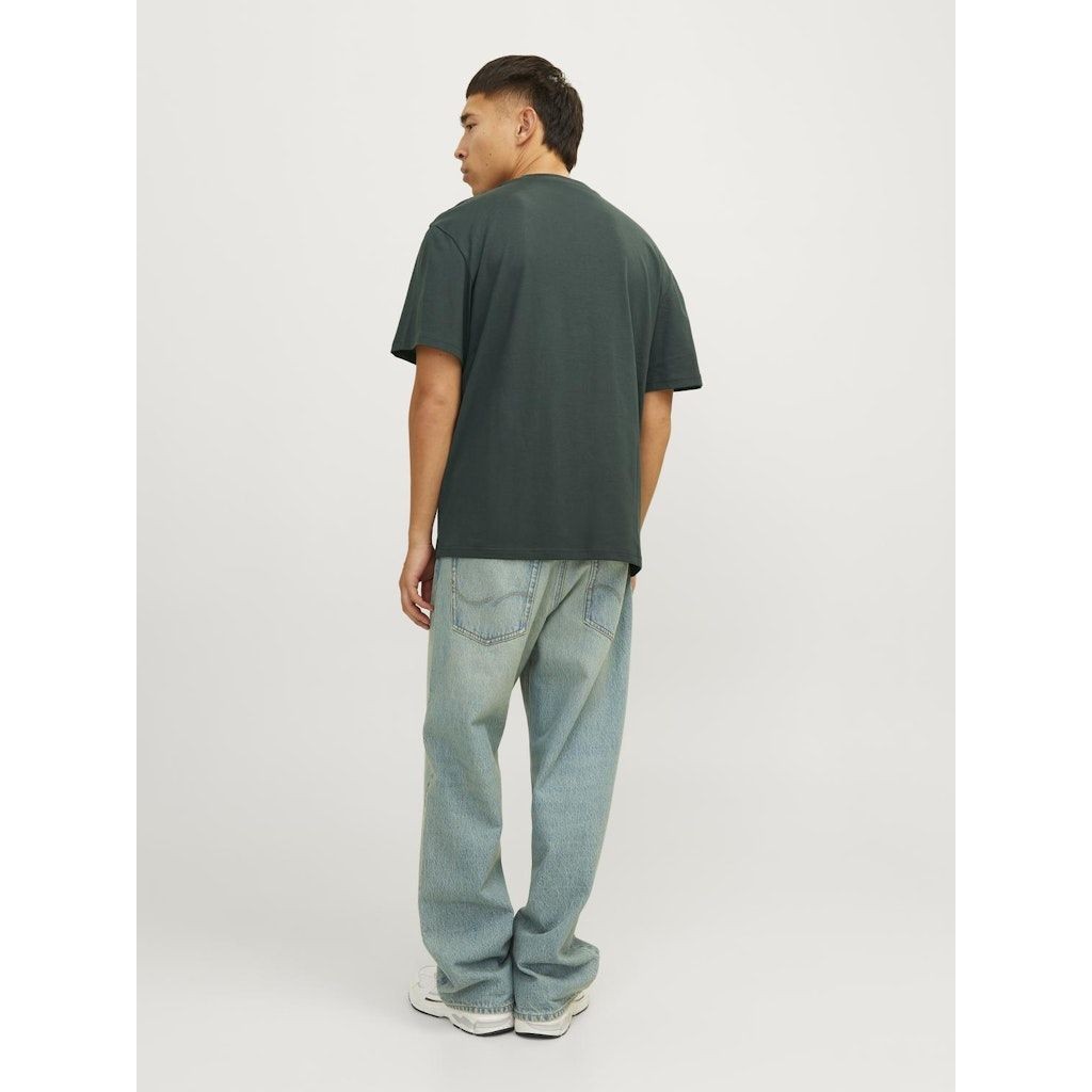 JACK & JONES Marškinėliai vyrams, Pilka, Vester bro picture tee 3