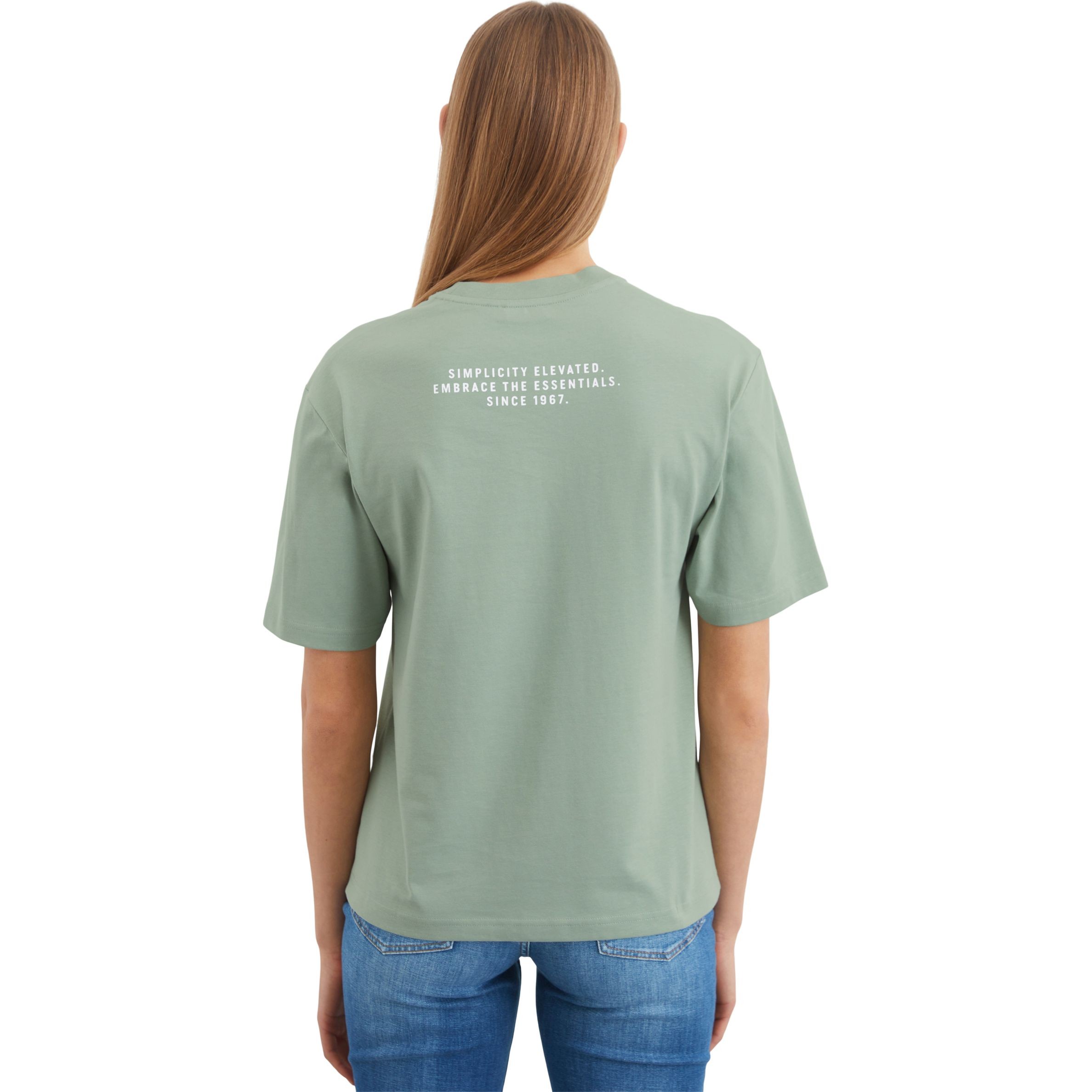 MARC O'POLO Marškinėliai trump. rankovėmis moterims, Žalia, Tshirts sh 502201251033 3