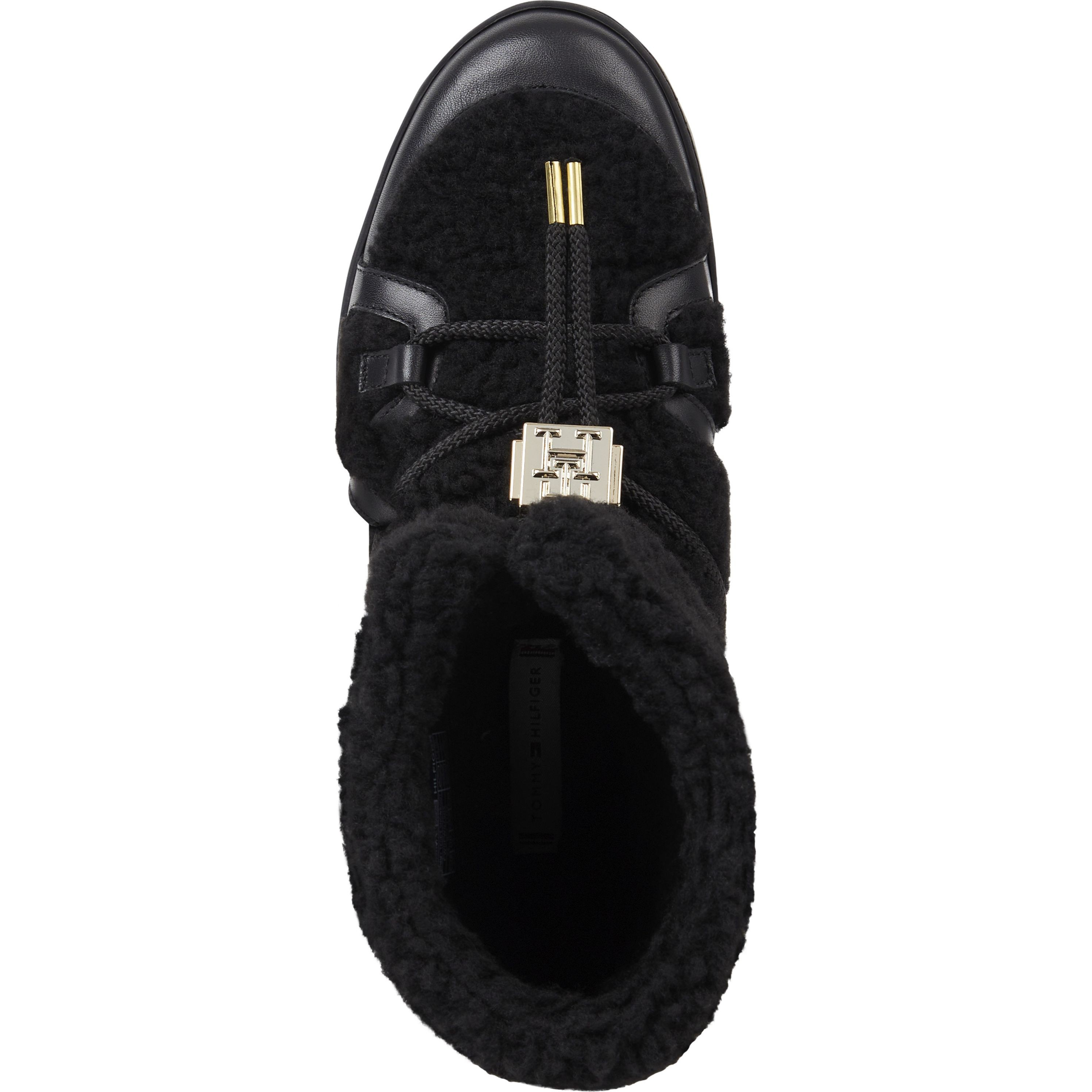 TOMMY HILFIGER Aulinukai moterims, Juoda, Teddy snowboot 3