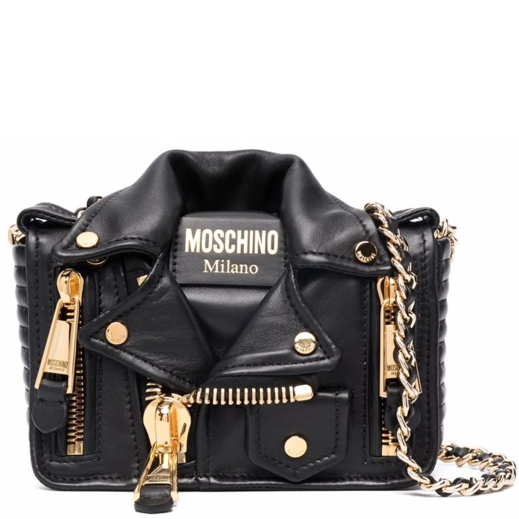 MOSCHINO Rankinė per petį moterims, Juoda, Shoulder bag 1