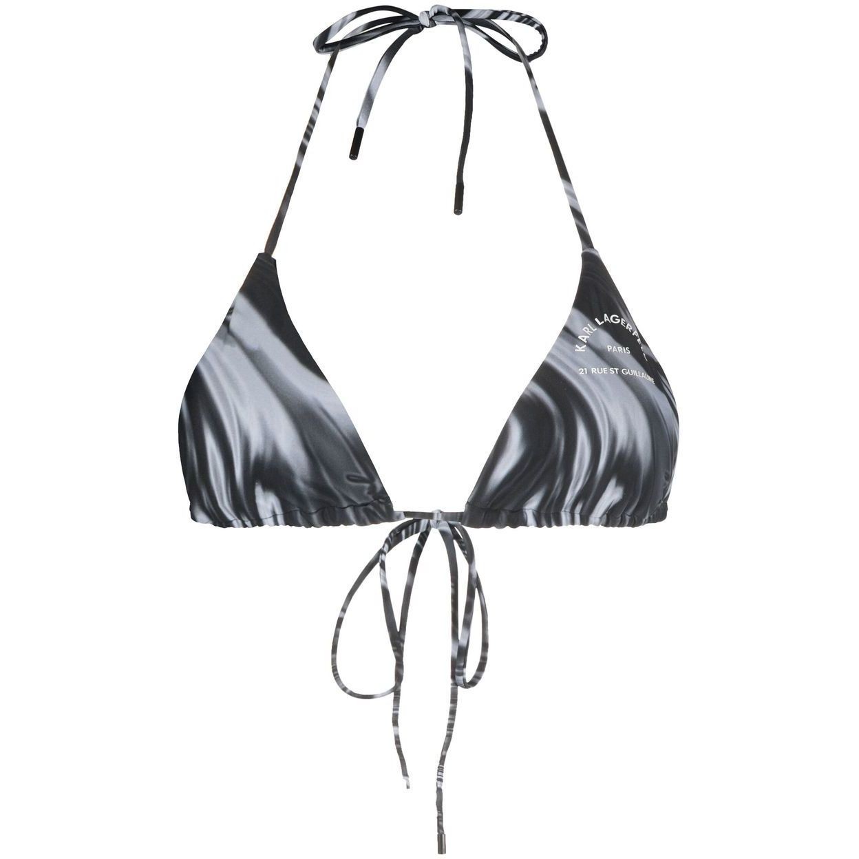 KARL LAGERFELD Viršutinė kostiumėlio dalis moterims, Juoda, Triangle w/ logo 1