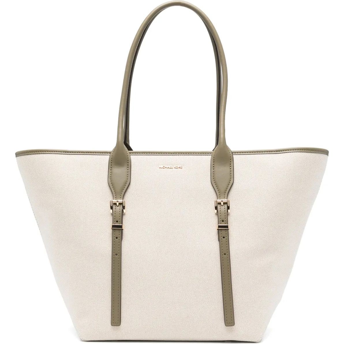 MICHAEL KORS Pirkinių krepšys moterims, Žalia, Lg buckle tote 1