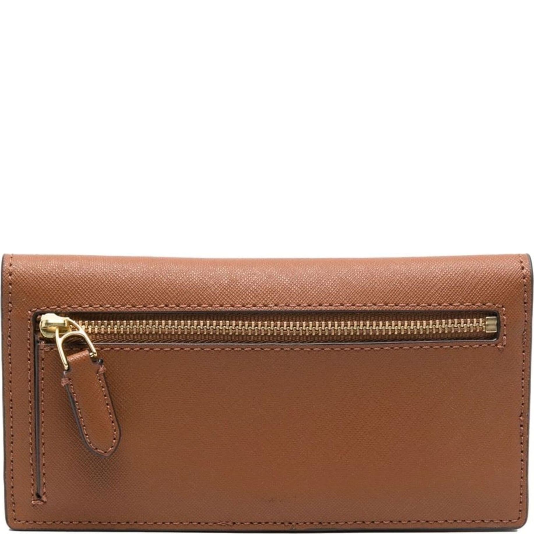LAUREN RALPH LAUREN Piniginė moterims, Ruda, Slim medium wallet 2