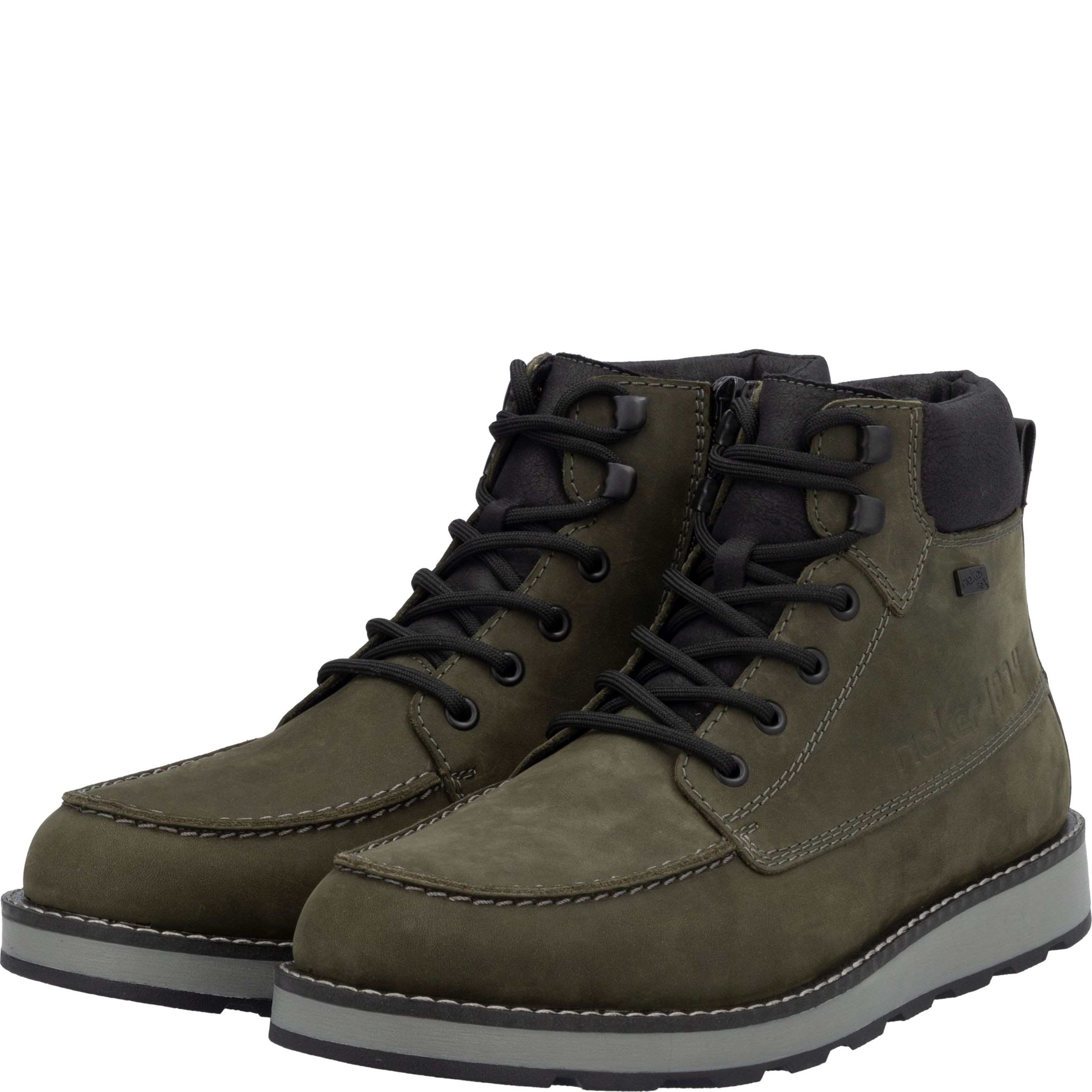 RIEKER Aulinukai vyrams, Žalia, Men's boots 10
