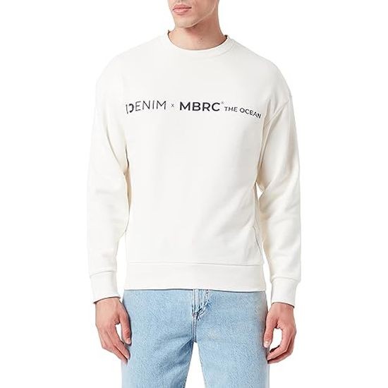 TOM TAILOR Sportinis nertinis vyrams, Balta, SWEATSHIRT 2