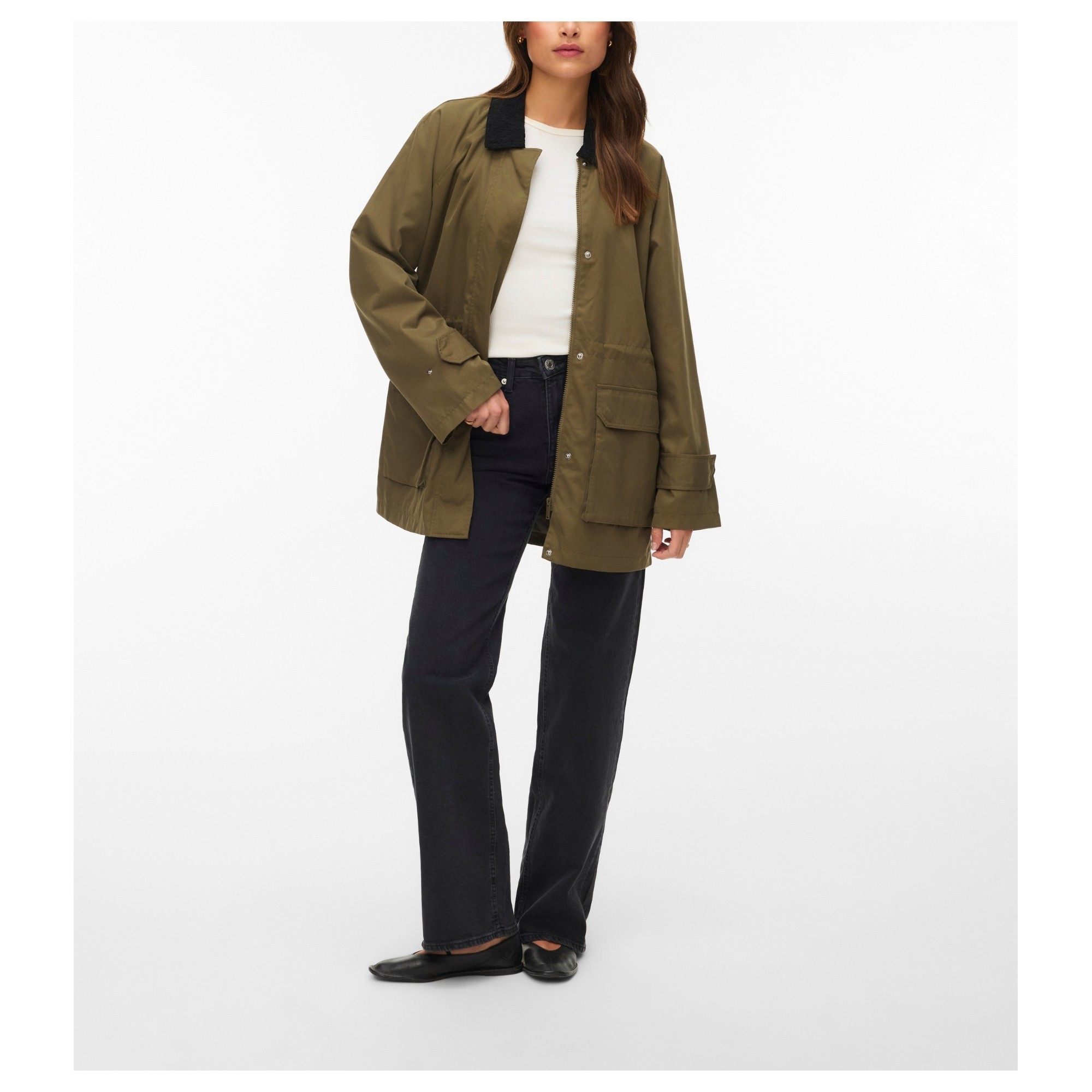 VERO MODA Striukė moterims, Chaki, Annika 5