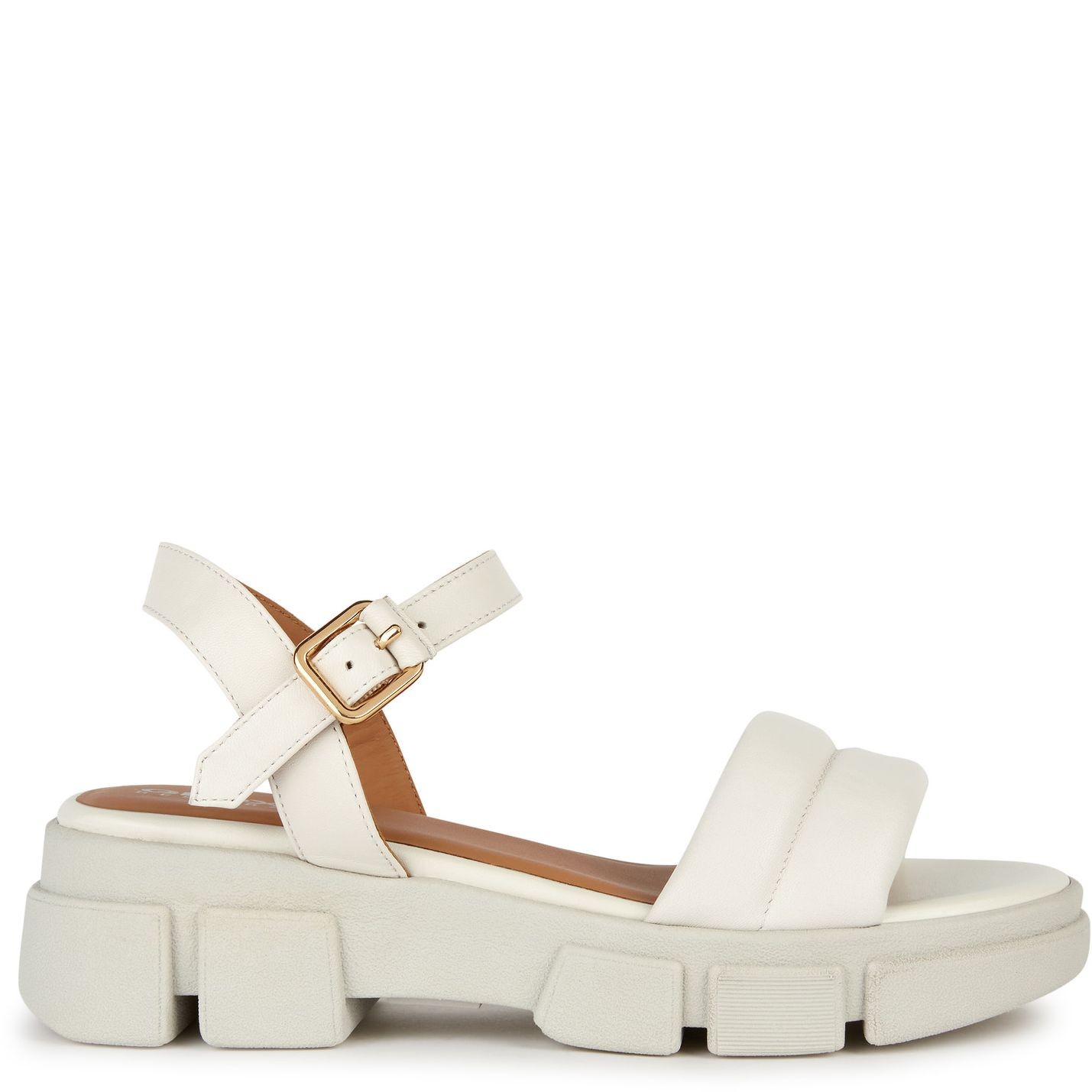 GEOX Basutės moterims, Smėlio, LISBONA SANDALS 2