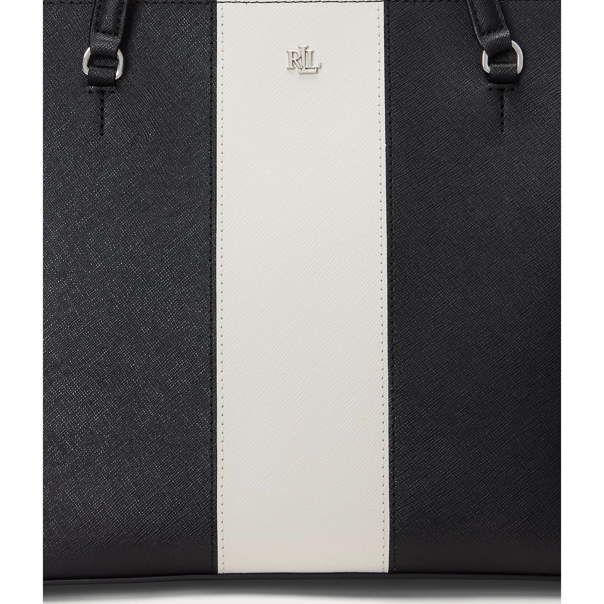 LAUREN RALPH LAUREN Pirkinių krepšys moterims, Juoda, Karly medium tote 5