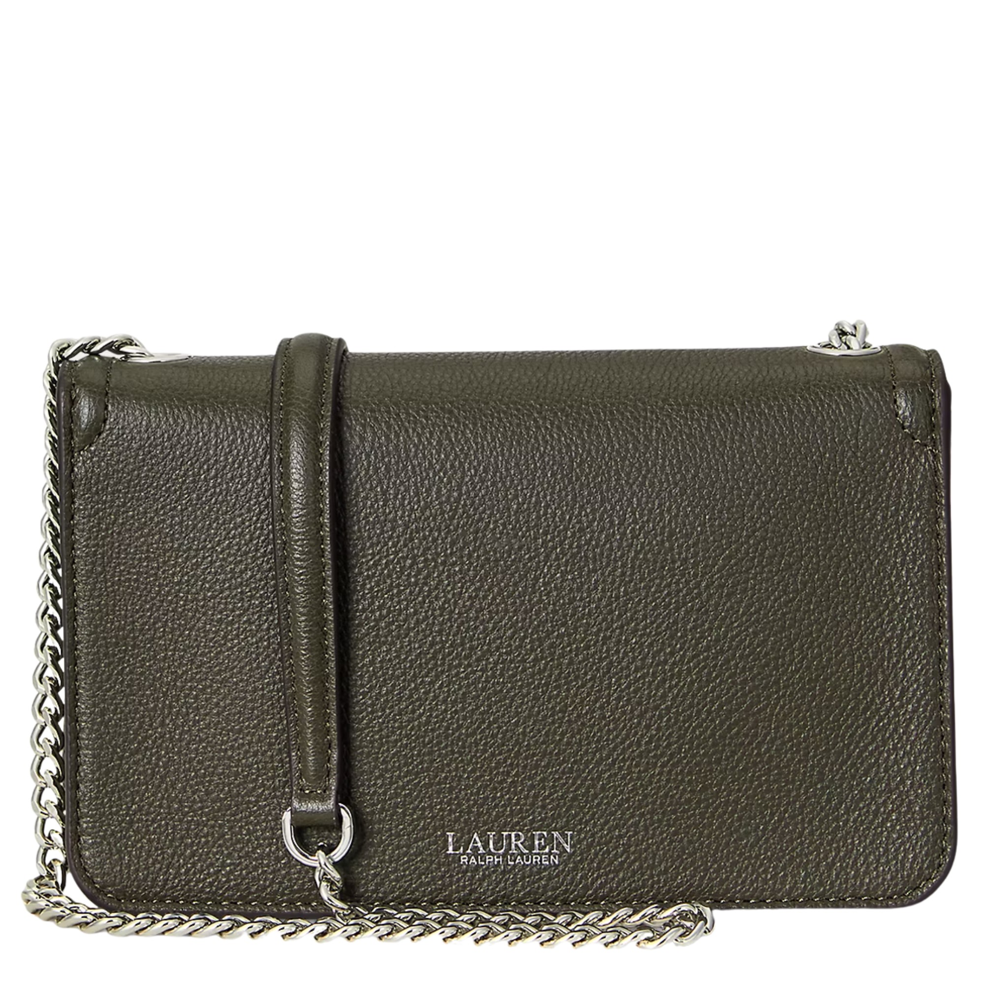 LAUREN RALPH LAUREN Piniginė moterims, Žalia, Wallet on a chain large 2