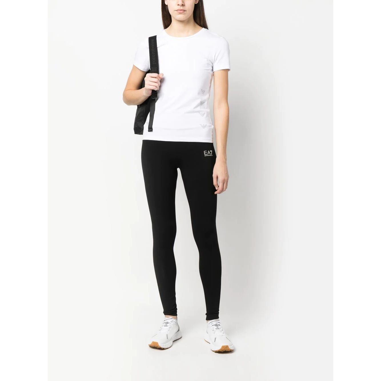 EA7 Tamprės moterims, Juoda, Leggings 2