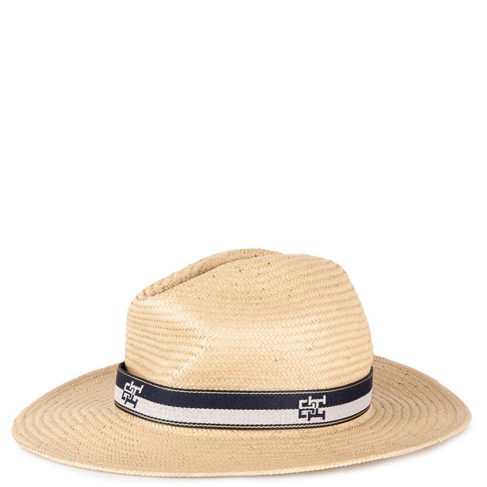 TOMMY HILFIGER Skrybėlė moterims, Smėlio, Iconic prep fedora 1