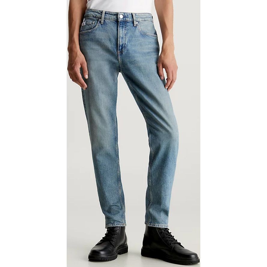 CALVIN KLEIN JEANS Tiesūs džinsai vyrams, Mėlyna, Tapered 2