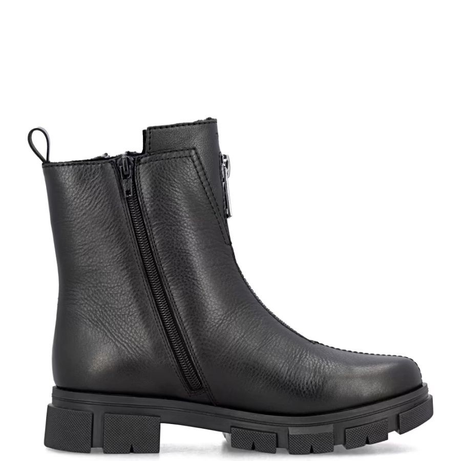 RIEKER Aulinukai moterims, Juoda, Booties 3