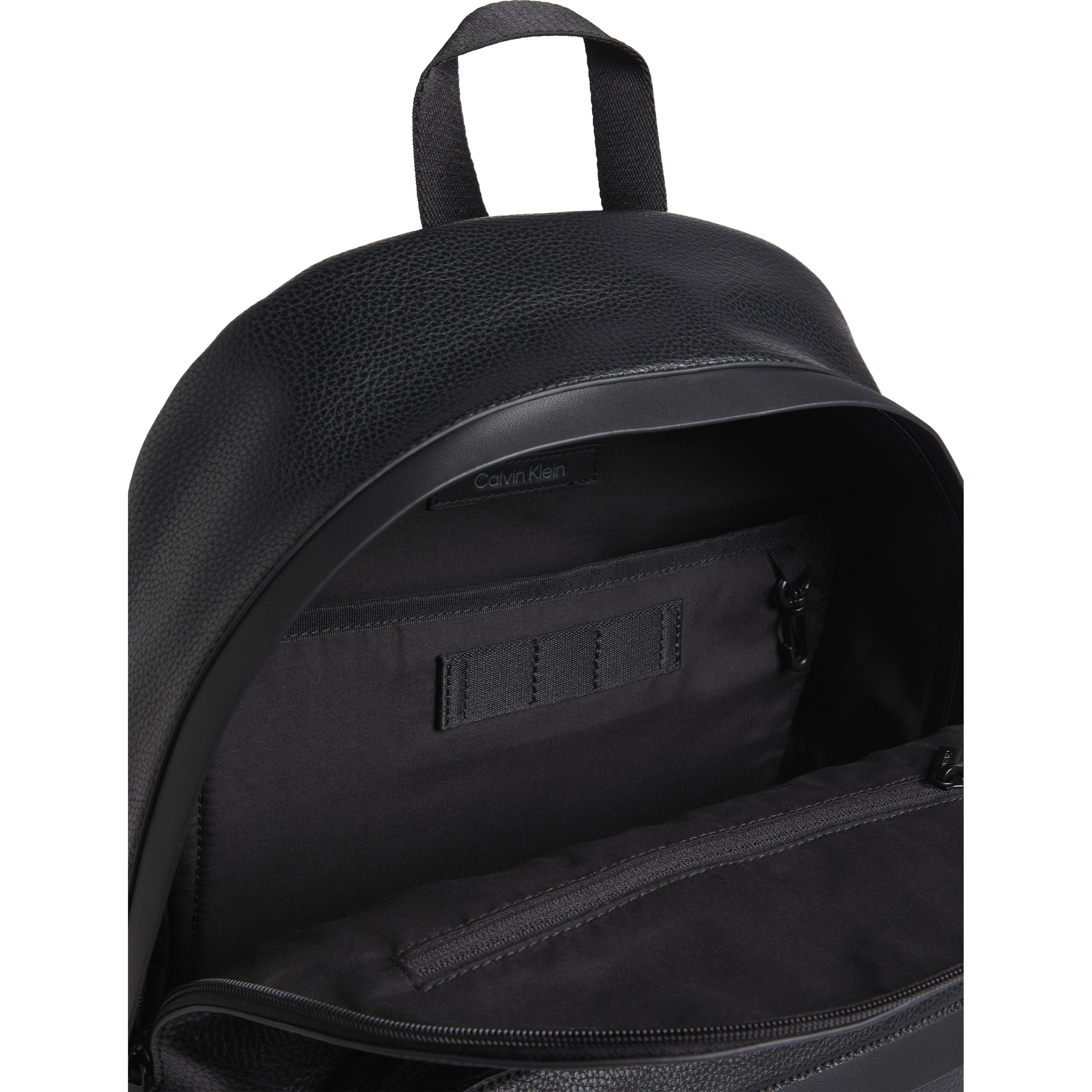 CALVIN KLEIN Kuprinė vyrams, Juoda, Must round backpack 3