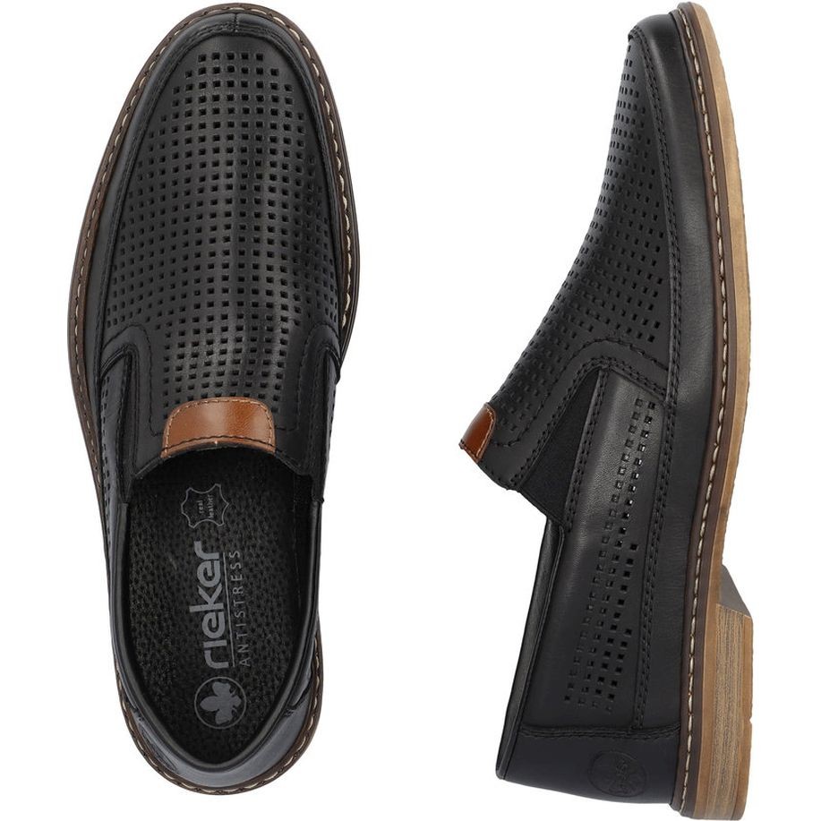 RIEKER Klasikiniai batai vyrams, Juoda, FORMAL 8