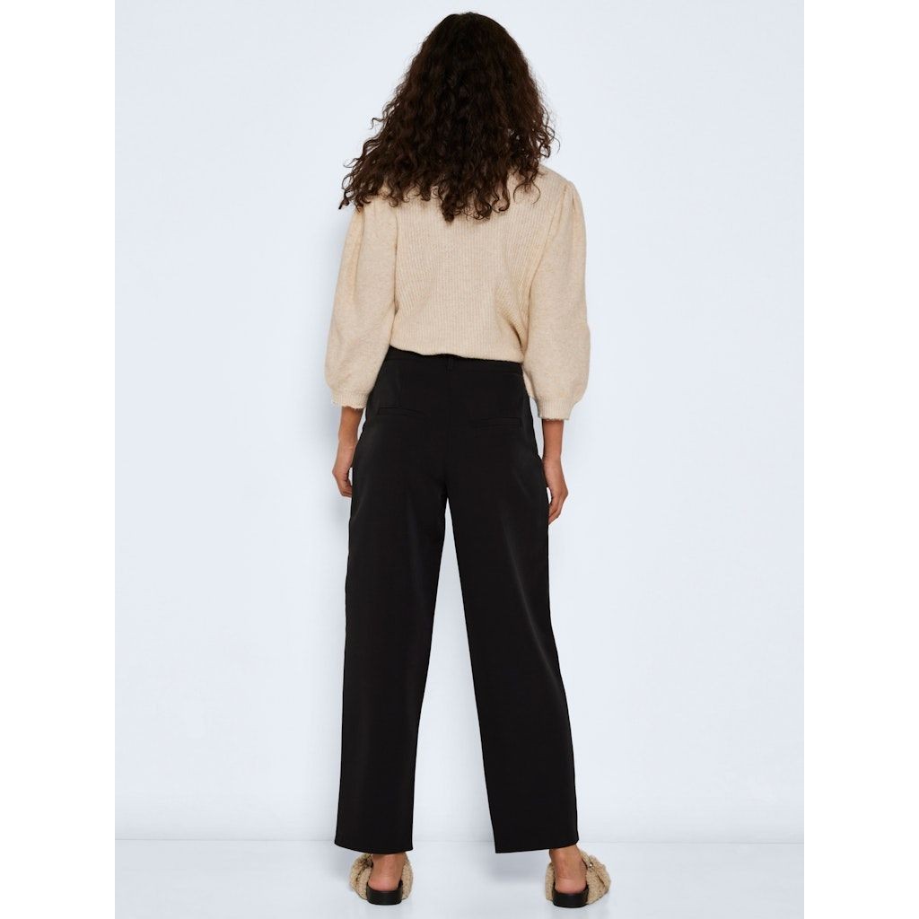 NOISY MAY Kelnės moterims, Juoda, NMSELLINA HW SLOUCHY 6