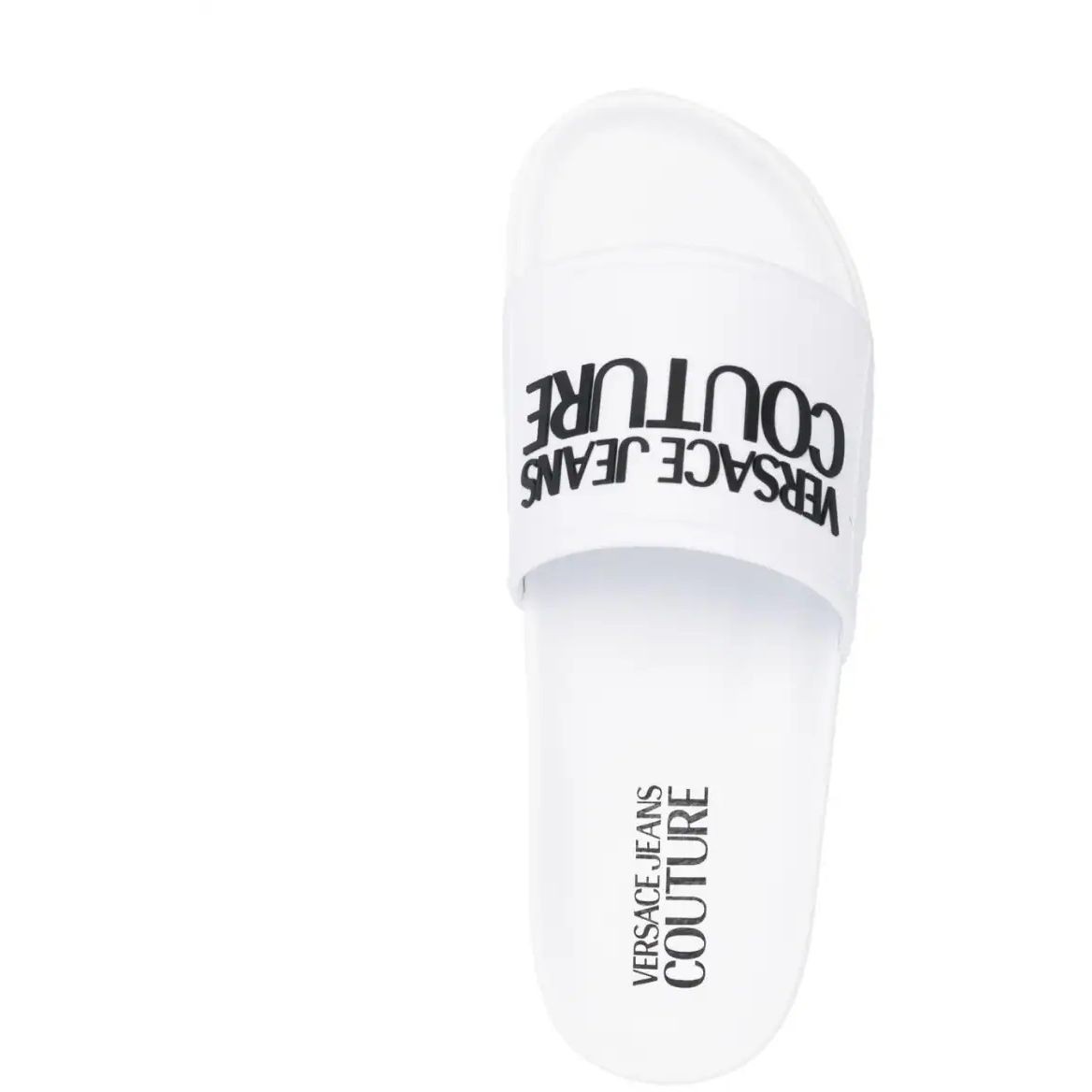 VERSACE JEANS CUTURE Šlepetės moterims, Balta, Fondo shelly slippers 4