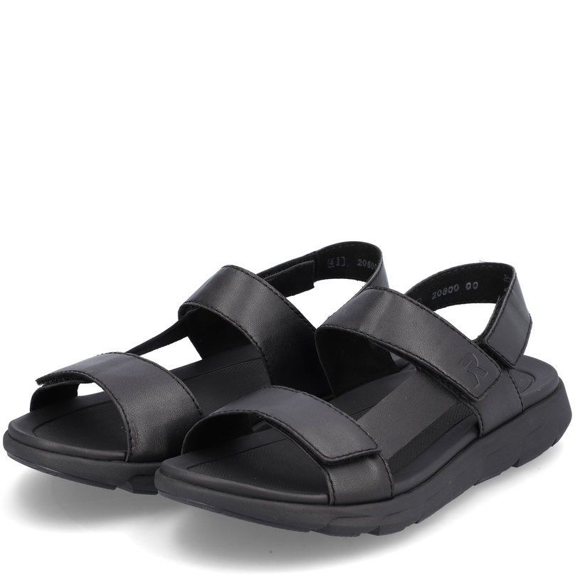 RIEKER Basutės vyrams, Juoda, SANDALS 5
