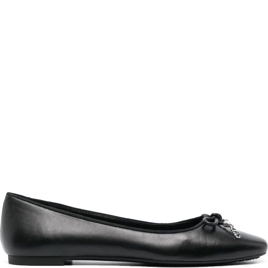 MICHAEL KORS Balerinos moterims, Juoda, Nori flat 2