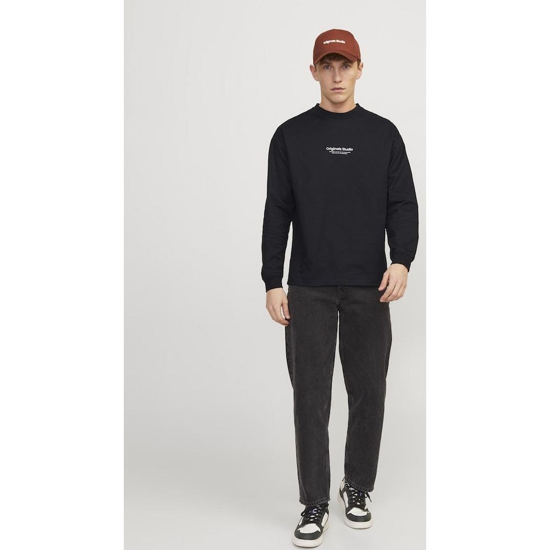 JACK & JONES Marškinėliai vyrams, Juoda, Jorvesterb t-shirts 4