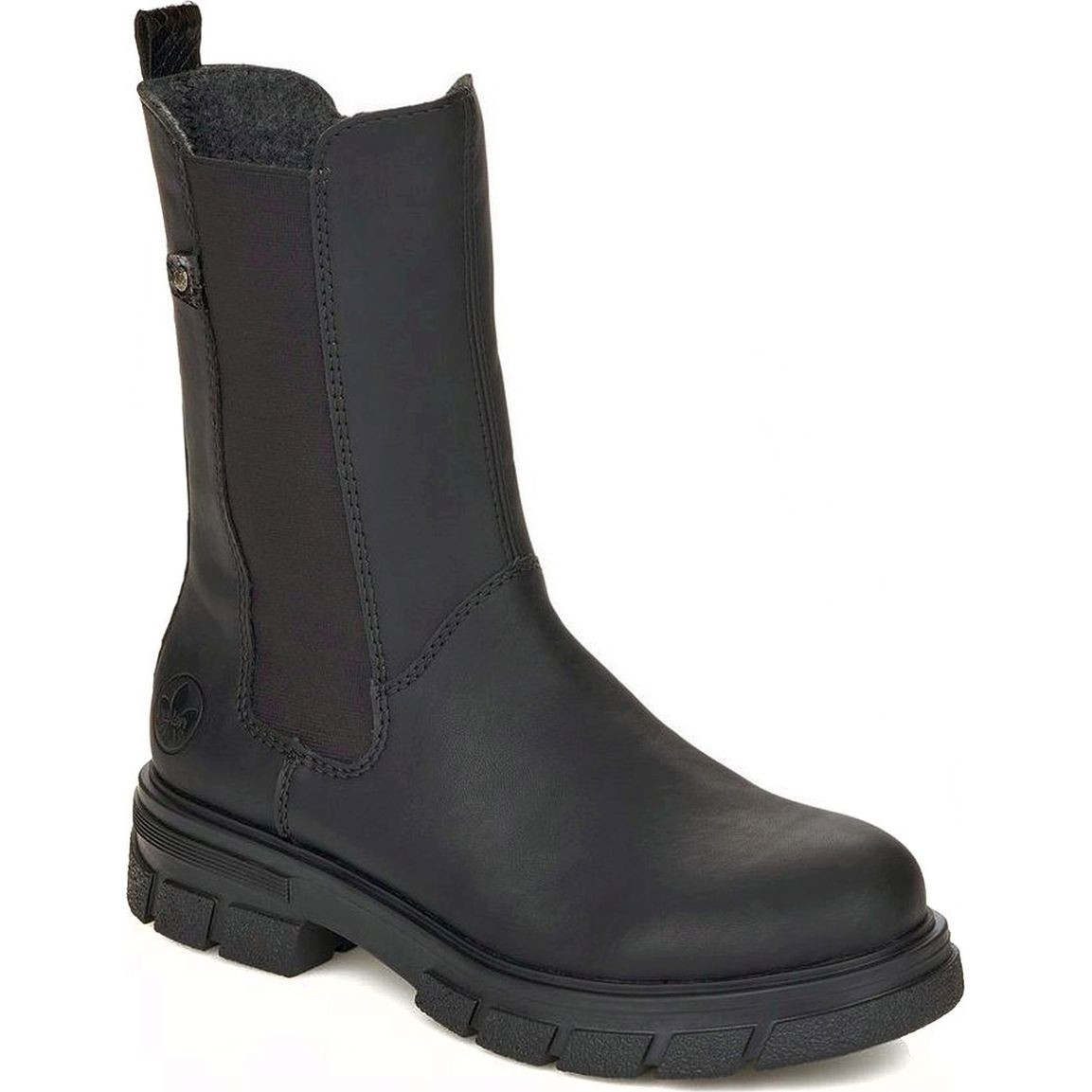 RIEKER Aulinukai moterims, Juoda, BOOTIES 1