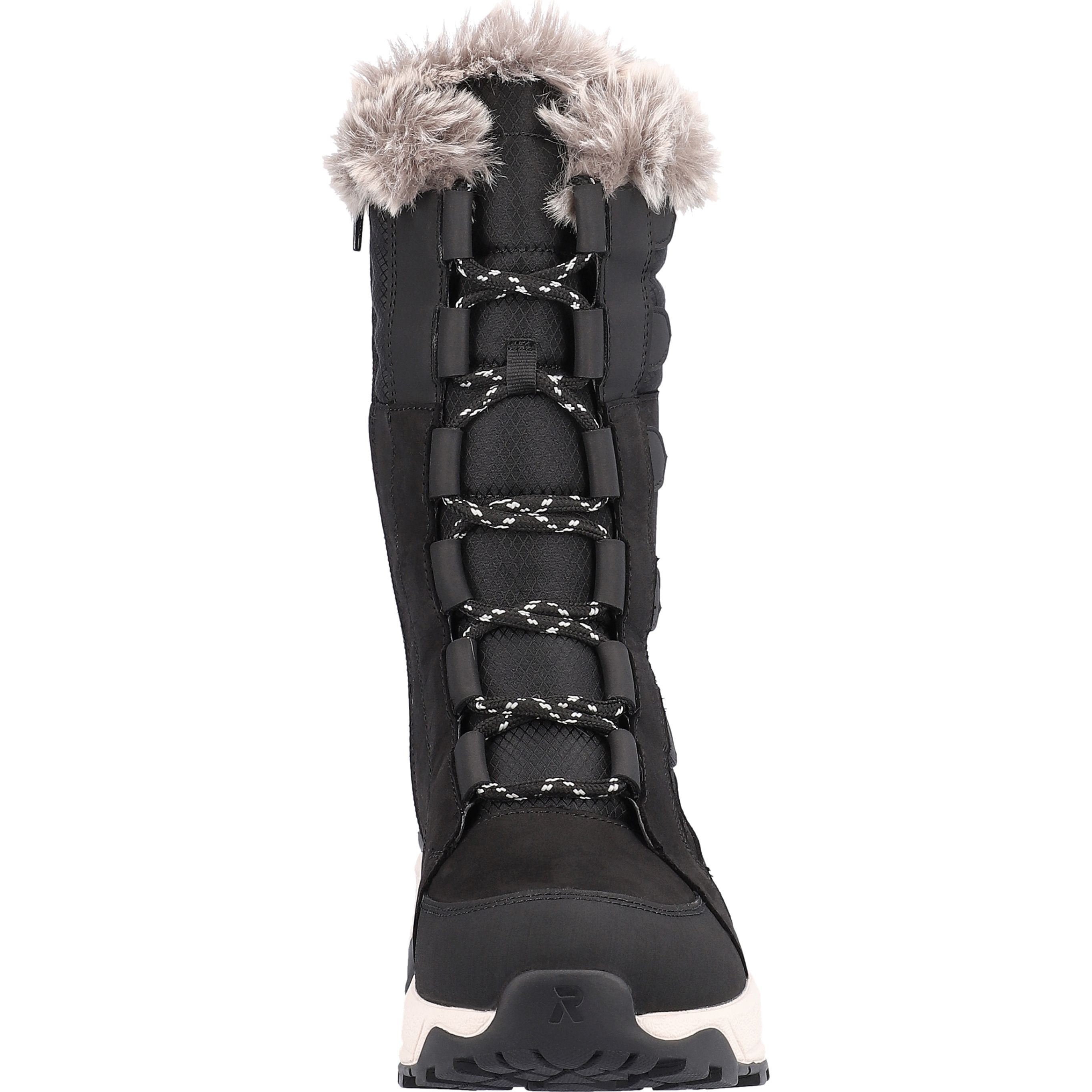 RIEKER EVOLUTION Aulinukai moterims, Juoda, Ladies mid height boots 8