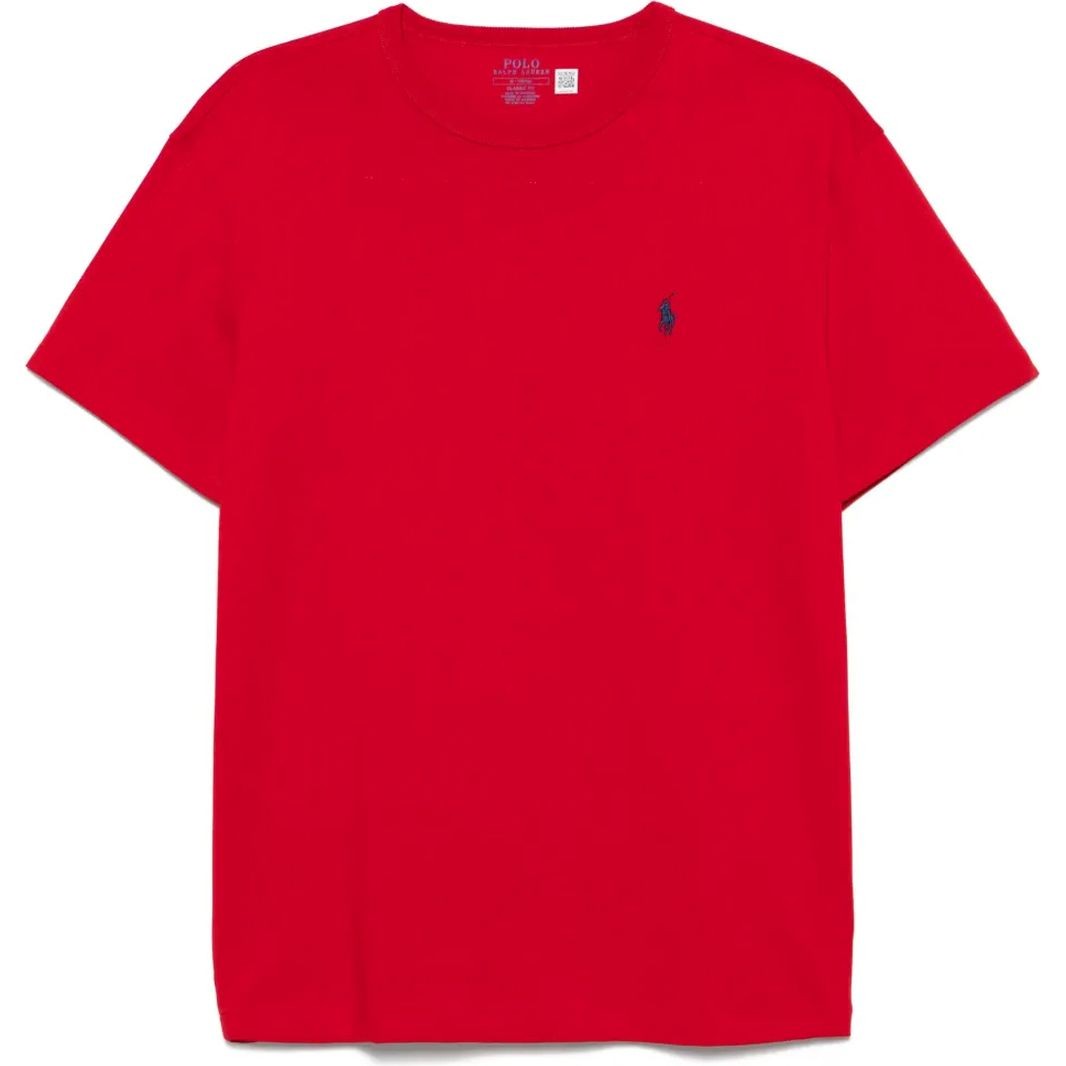 POLO RALPH LAUREN Marškinėliai trump. rankovėmis vyrams, Raudona, Short sleeve-t-shirt