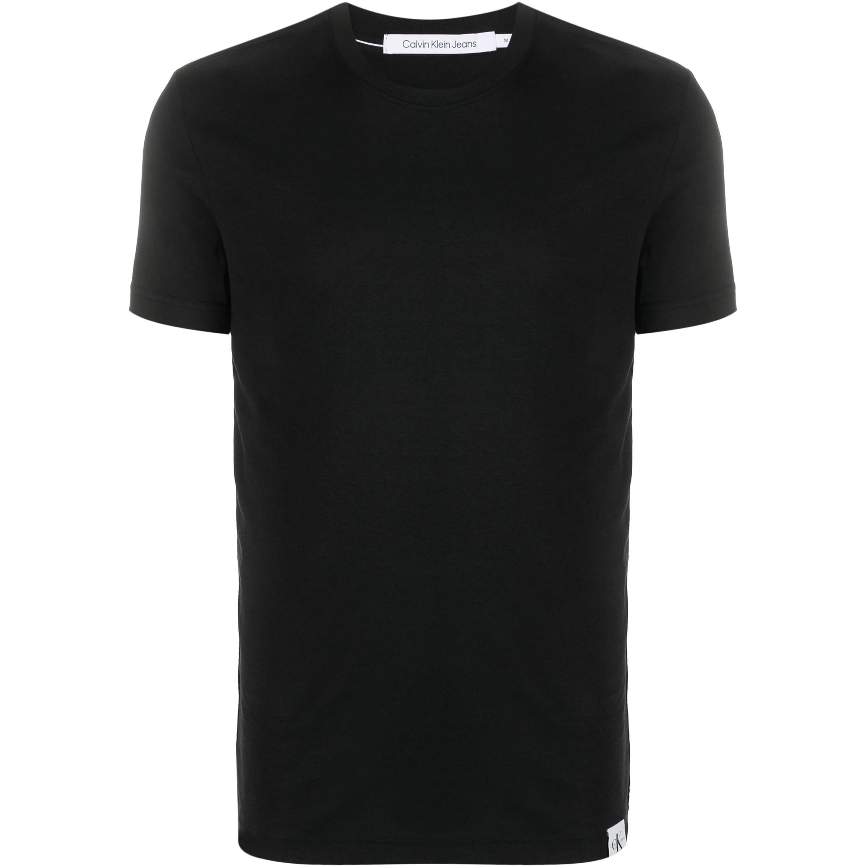 CALVIN KLEIN JEANS Marškinėliai trump. rankovėmis vyrams, Juoda, Logo tab tee 1