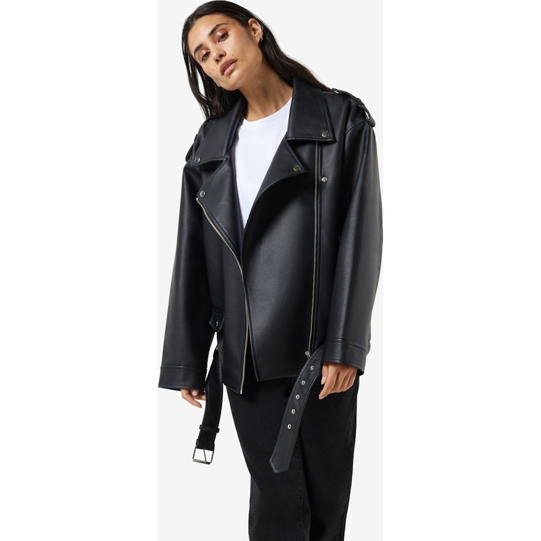 NOISY MAY Striukė moterims, Juoda, NMPAULINA OVERSIZE B 5