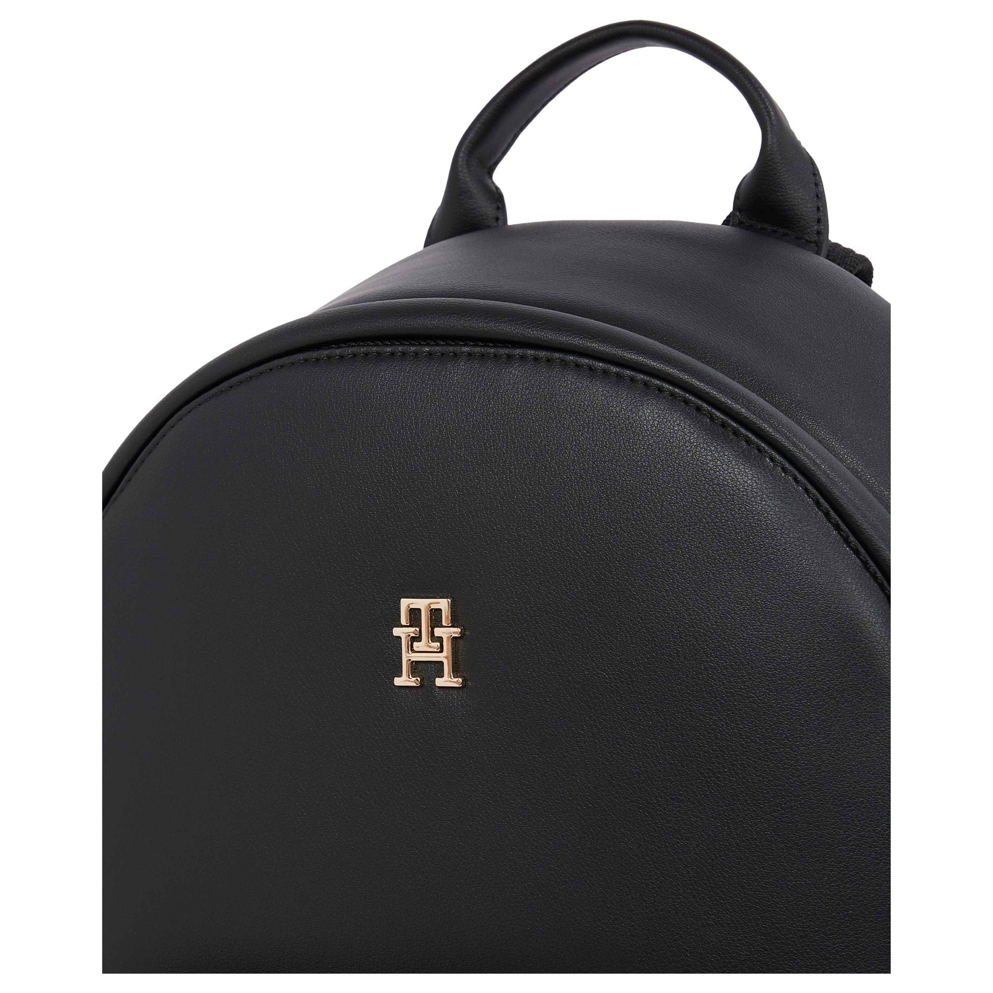 TOMMY HILFIGER Kuprinė moterims, Juoda, popette soft dome backpack 4